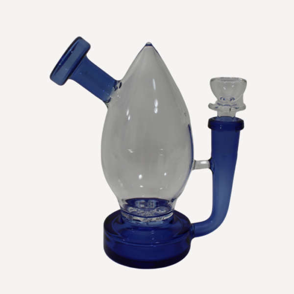 Mini Dab Glass Rig 6"Blue