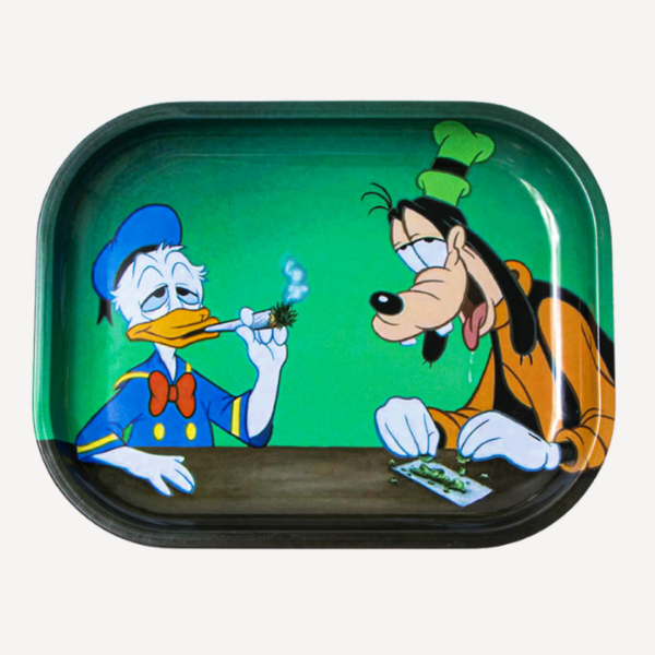 Donald & Goofy Rolling Tray 7" x 5.5"