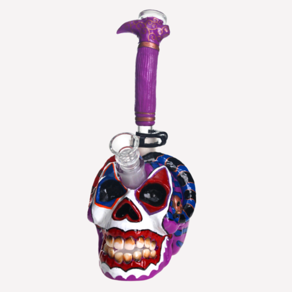 Lucha Libre Skull 3D Bong 11"